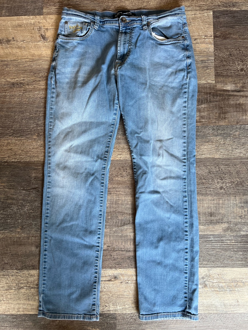 Pepe Jeans Men's Light Blue Relaxed Fit Denim 34 x 34